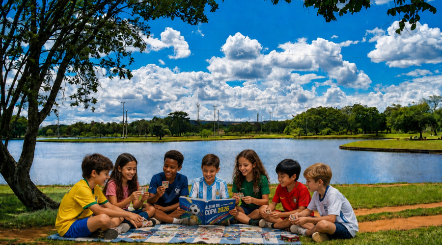 Parque da Cidade recebe encontro de colecionadores e fãs do futebol em Brasília