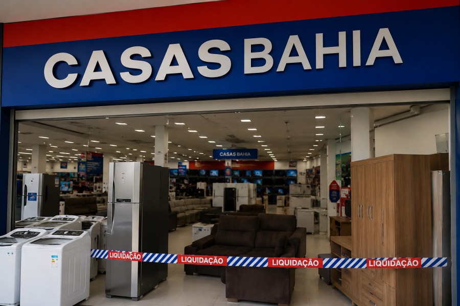 Casas Bahia vende produtos com até 60% de desconto após fechar 298 lojas