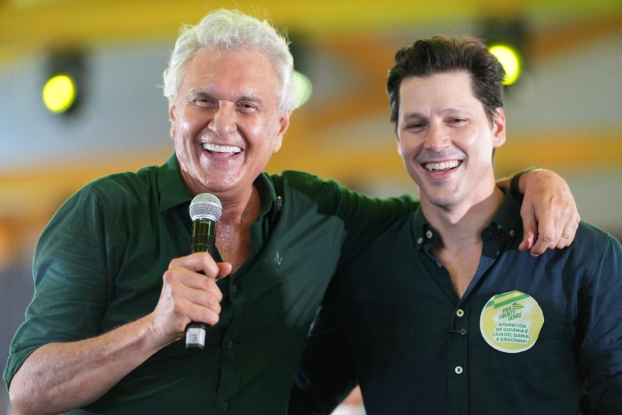 Caiado lança Daniel Vilela ao governo em megaevento