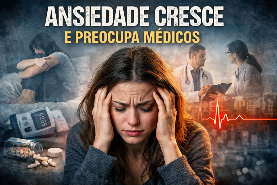 Ansiedade cresce no Brasil e especialistas alertam para riscos à saúde mental