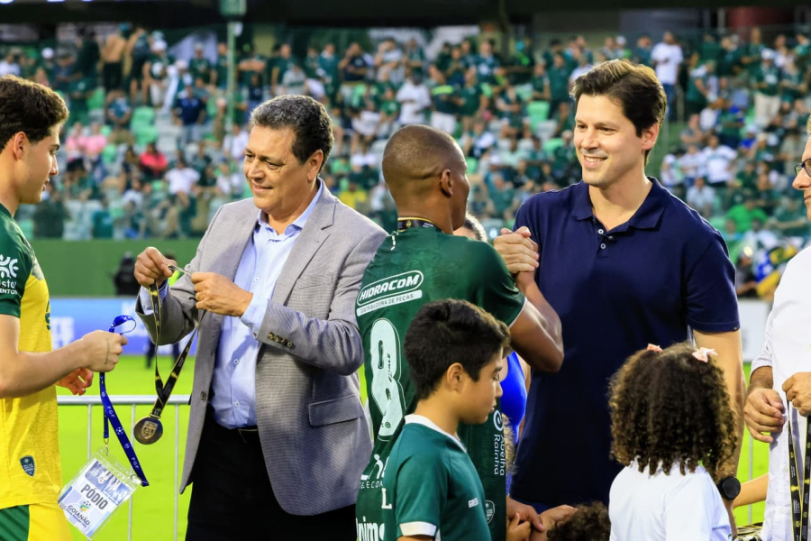 Daniel Vilela destaca apoio do Governo de Goiás ao futebol, durante final do Goianão