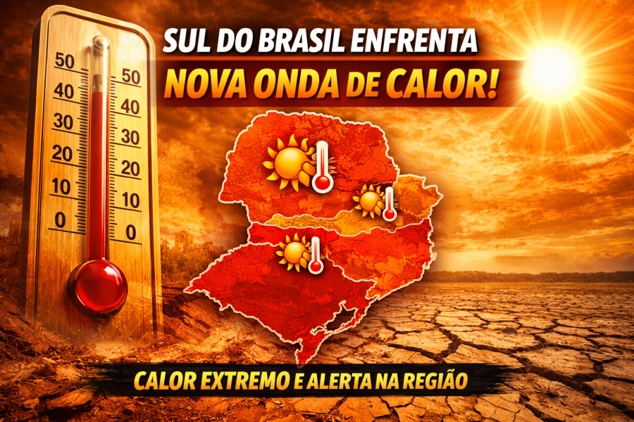 Sul do Brasil enfrenta nova onda de calor