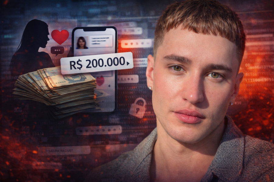 Influenciador acusado de golpe do amor