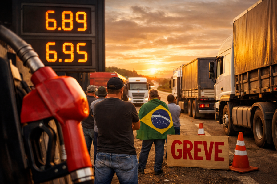 Diesel alto trava decisão de greve