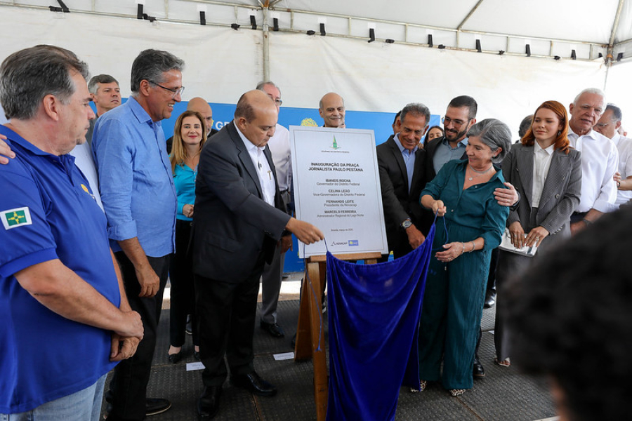 Praça homenageia jornalista no Lago Norte