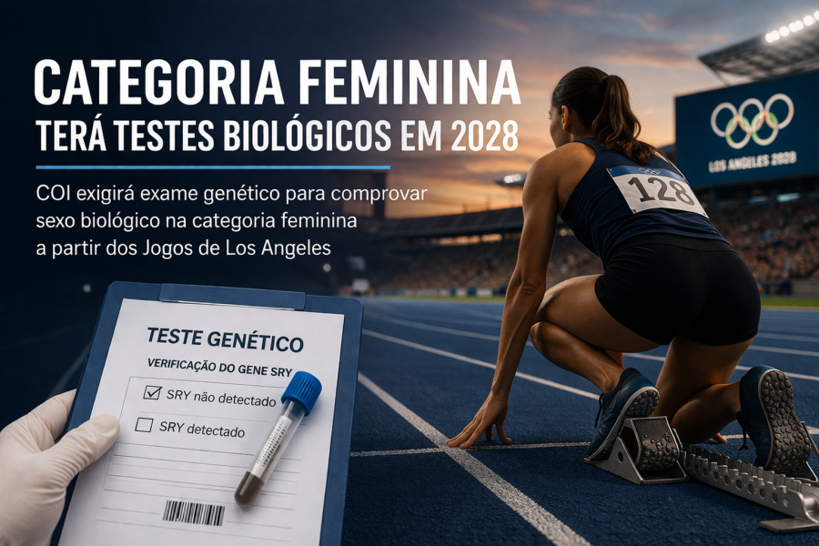 Categoria feminina terá testes biológicos em 2028