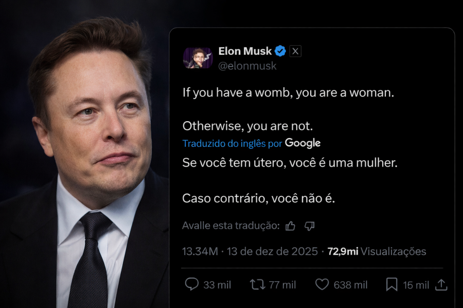 Musk causa polêmica ao definir “mulher” no X