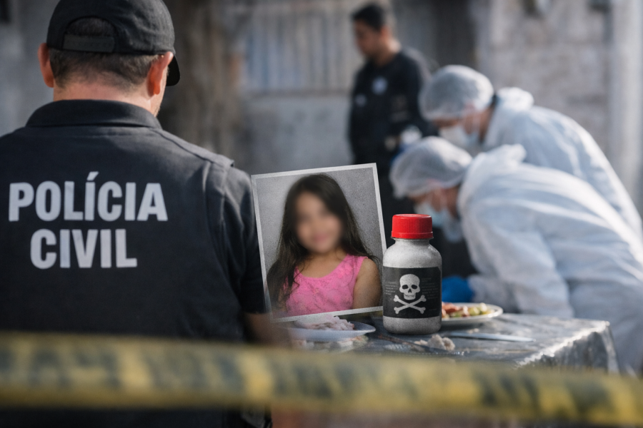 Padrasto é preso após morte de menina em Goiás