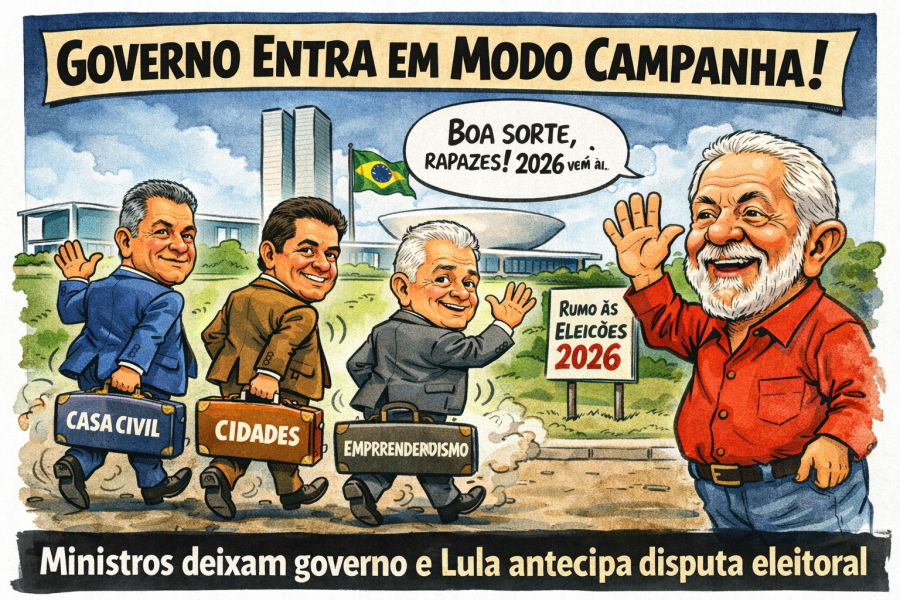 Lula esvazia ministérios e antecipa disputa eleitoral