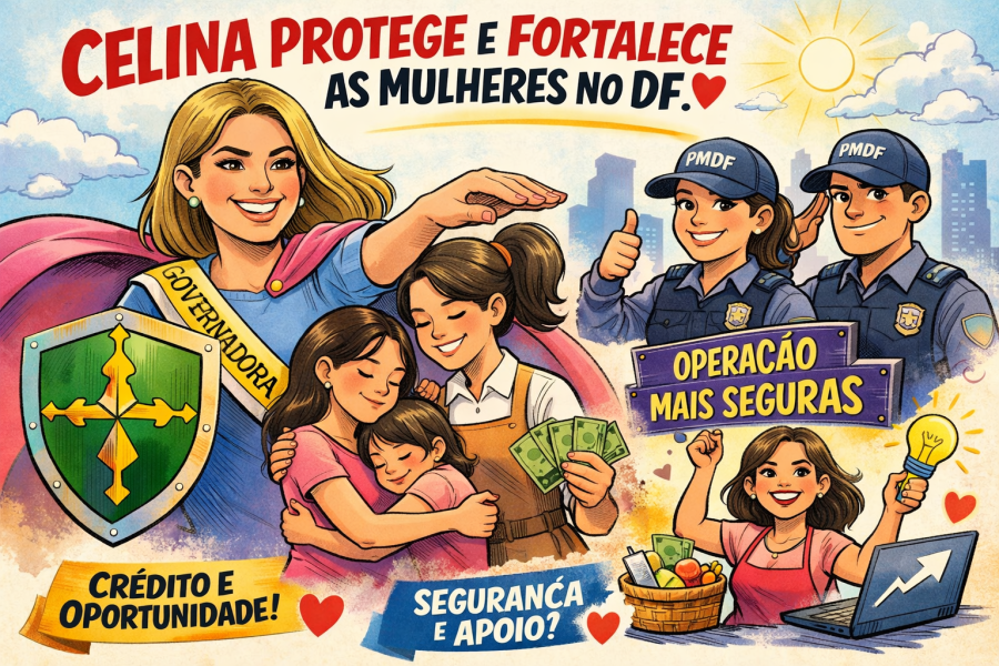 Celina virou voz das mulheres no DF