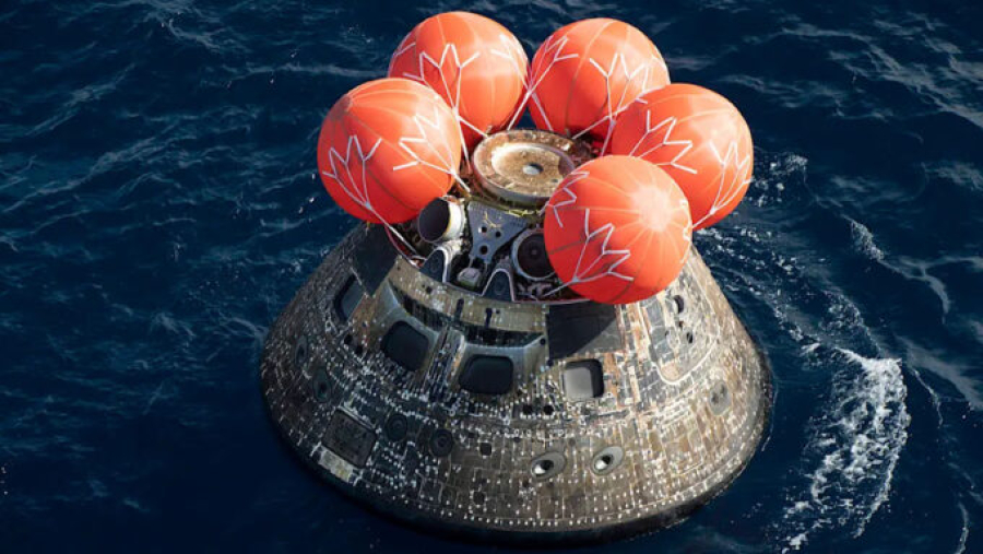 Cápsula Orion retorna à Terra com sucesso