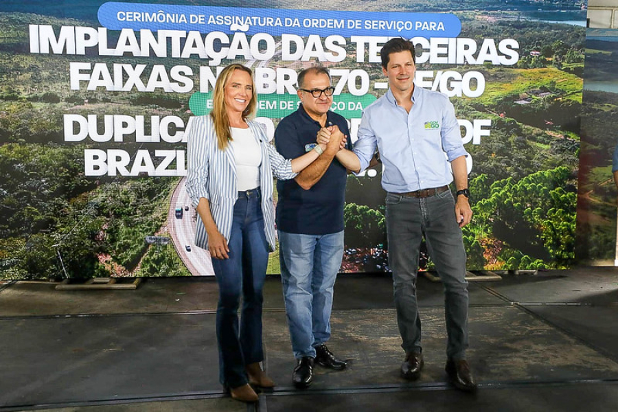 Celina Leão e Daniel Vilela impulsionam obras históricas na BR-080 e BR-070