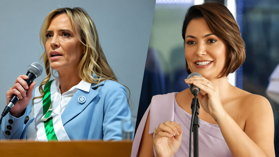 Michelle reafirma apoio do PL a Celina no DF e reage a Izalci