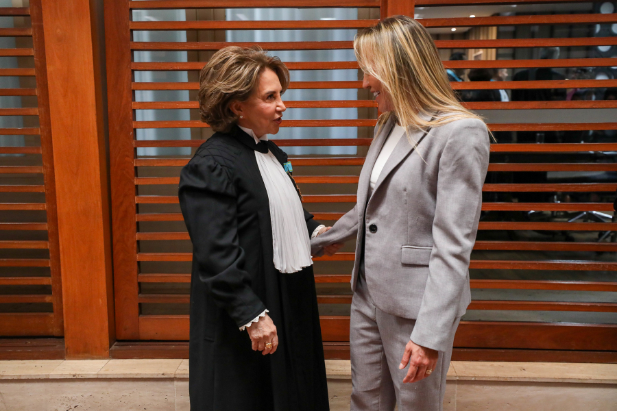  Celina Leão (PP) participa da posse de Maria do Carmo Cardoso na presidência do TRF1 em Brasília