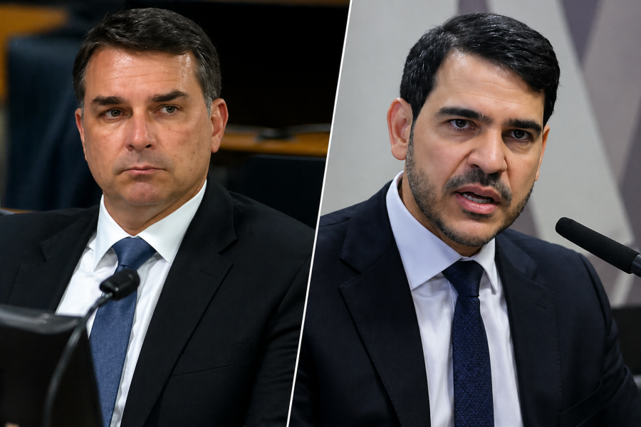 Flávio cobra Messias sobre 8 de janeiro e INSS