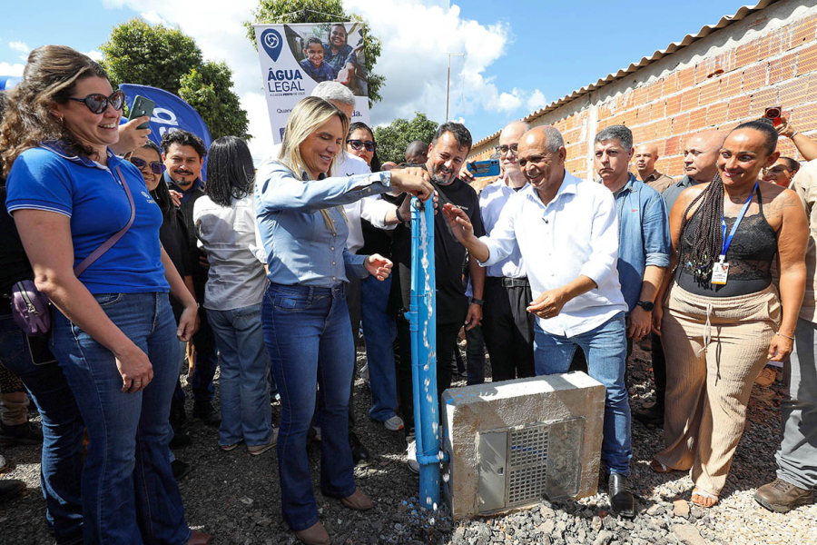 Terra Nova recebe rede de água tratada e amplia acesso ao saneamento no Arapoanga