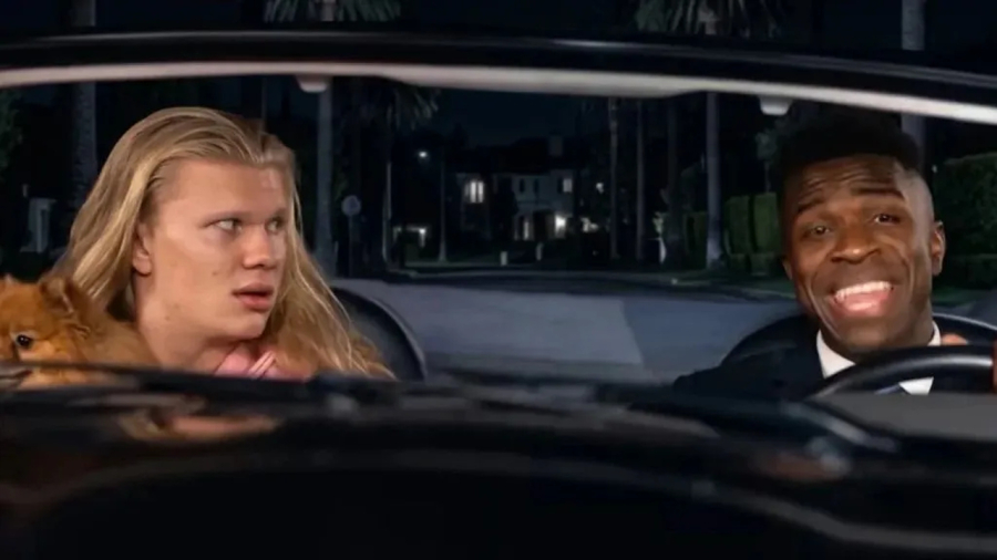 Haaland entra na brincadeira com Vini Jr. antes de Brasil x Noruega e meme viraliza na web