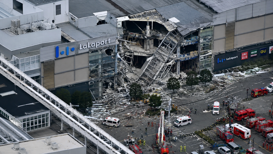 Terremoto de magnitude 7,1 deixa duas mortas após desabamento de shopping no Japão