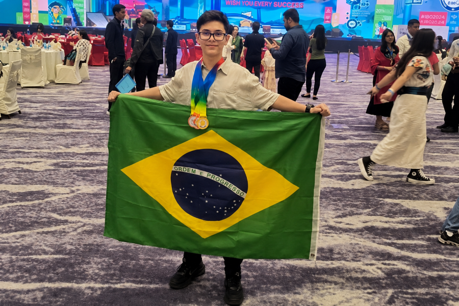 Estudantes de 12 anos de Brasília levam pesquisas em IA e saúde a Harvard e ao MIT