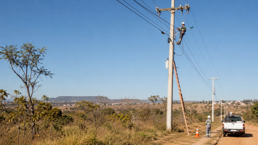 Planaltina terá corte de energia hoje por manutenção na rede elétrica