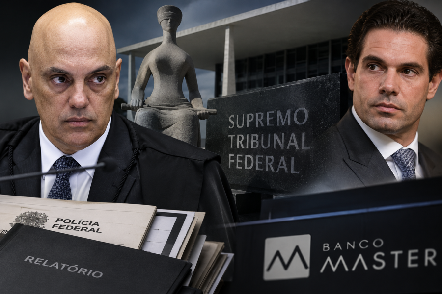 STF inicia sessão histórica sobre relatório da PF que envolve Moraes e Daniel Vorcaro