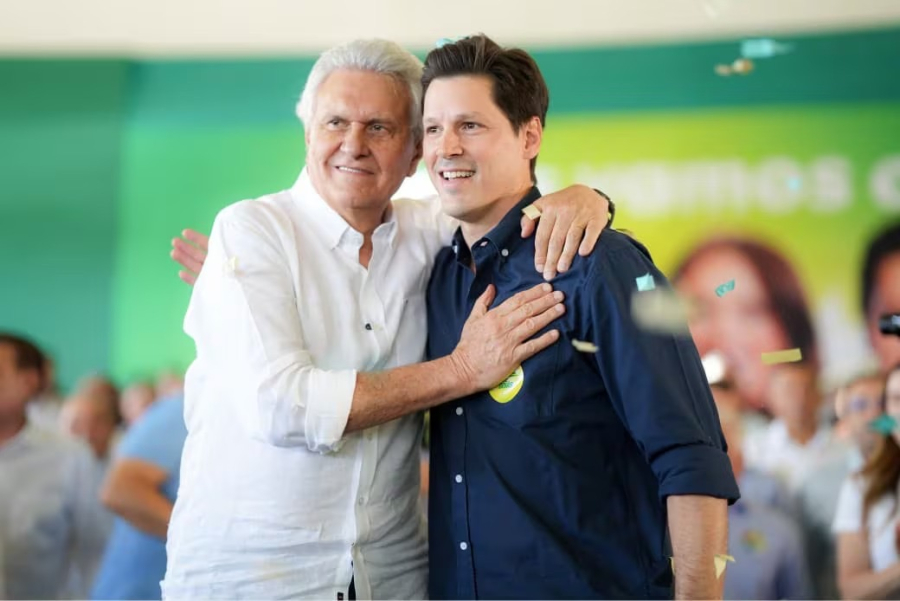Caiado transforma sucessão em argumento de campanha e reforça apoio a Daniel Vilela em Goiás