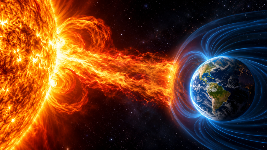 Tempestade solar se aproxima da Terra após erupção no Sol; entenda os riscos